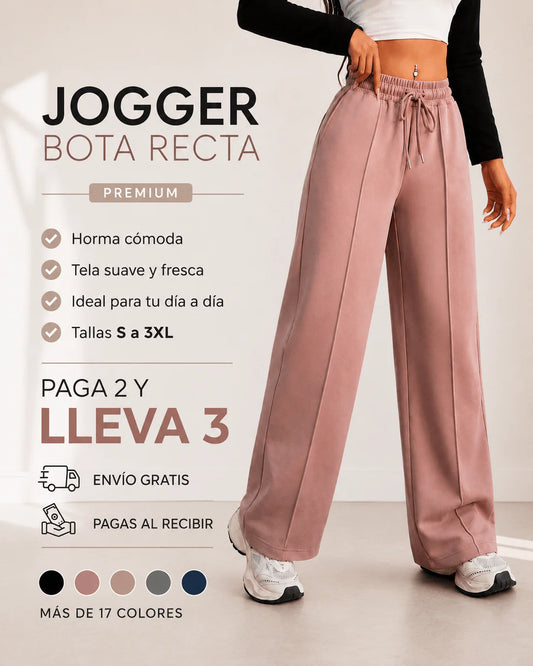 JOGGER BOTA RECTA DAMA