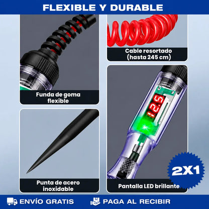Tester LED de Circuitos para Vehículos – Encuentra la Falla Eléctrica Sin Pagar Taller · 2x1